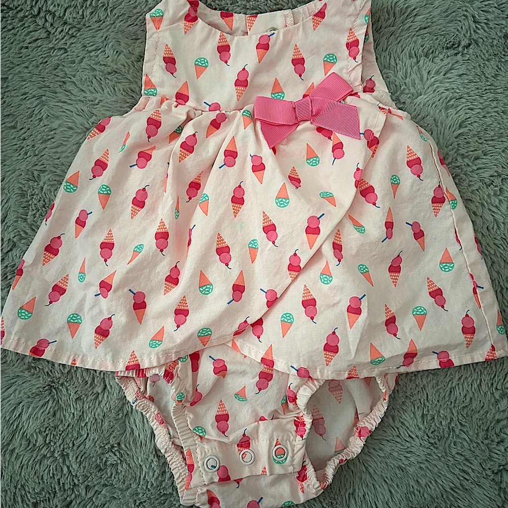 Carters 0-3 month ice cream dress